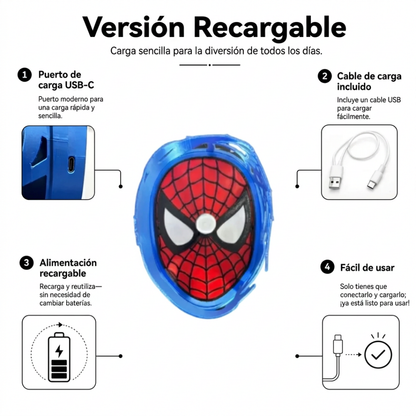 Lámpara de Sombras de Spiderman